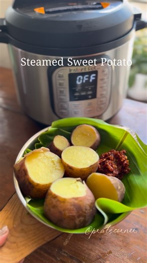 Pratscorner on Instagram: "Steamed Potato in #instantpot We can use Steam rack in InstantPot to steam veggies and Idli. And it takes only 3 minutes! #steamingveggies #easyrecipes"