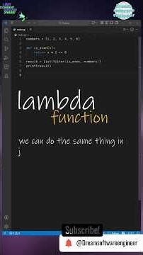 LAMBDA FUNCTION EXPLAINED PAYTHON#programmer#coding #shortsfeed#fullstackwebdeveloper #tiktok#short