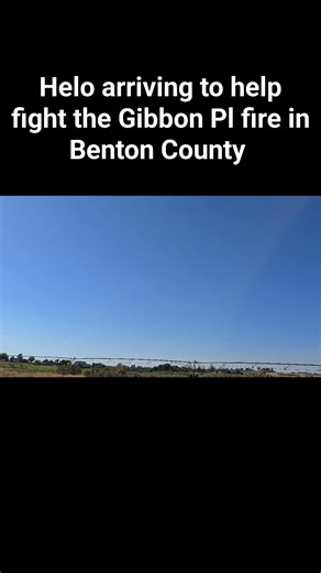 7.3K views · 27 reactions | Today a natural cover fire sparked along the river about 5 miles east of Prosser off of Gibbon place. This is the helicopter arriving on scene to help fight the fire works | 509 Media | Facebook