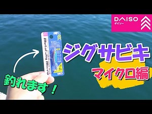 【爆釣！】ダイソー「メタルジグマイクロ」でジグサビキをしてみました！初心者でも簡単にできる釣り方をご紹介します。。【釣り方解説】