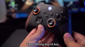 SZDILONG 2.4GHz Wireless Controller for Xbox Controller, Xbox One Series X|S Consoles, PC Windows, Steam, with 7 Colors RGB Light/1000mAh Battery/Programmable/Turbo, Dual Vibration/3.5mm Audio Jack (Black)