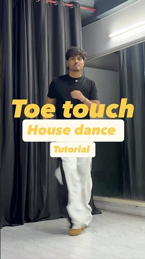 “Toe Touch House Dance Tutorial 🔥 Easy Footwork for Beginners | #shortstutorial