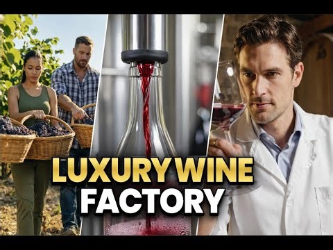 Inside Luxury Wine Factory From Grapes To Premium Bottles