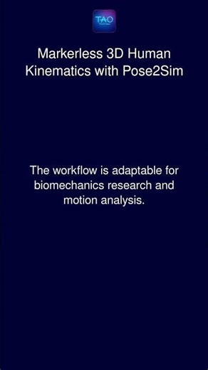 Markerless 3D Human Kinematics with Pose2Sim