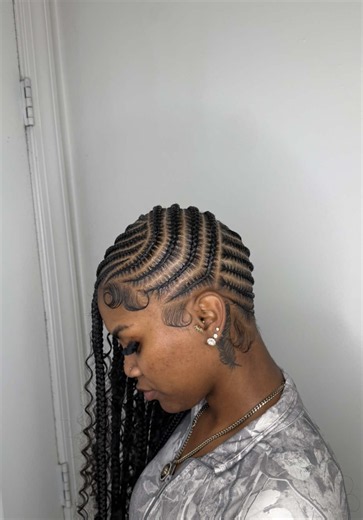 Lemonade Braids with Boho & Thigh Length Finish
