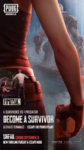 UNFAIL | Coming this Sep 26 New Thrilling Pursuit & Escape Mode Predator or Survivor? Stay Tuned! 📲 https://pubgmobile.live/unfail400 #PUBGMOBILE #PUBGMOBILEPH #PUBGMuna #UNFAIL #PUBGM400 | PUBG Mobile Philippines