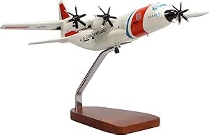 Lockheed C-130 Hercules Large Mahogany Sculpture
