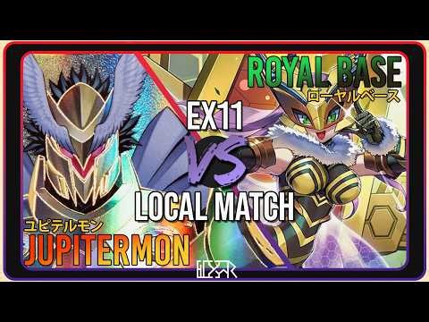 Royal Base vs Jupitermon [Digimon TCG EX11 Local Match] Match Commentary