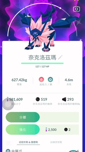 色違100奈克洛茲瑪全新合體！