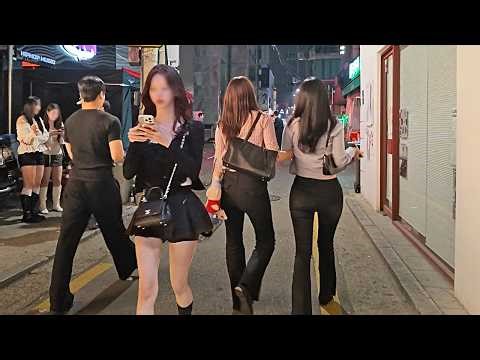 [2605] [4K SEOUL KOREA] 🔥🔥 연휴새벽 압구정 클럽거리~압구정로데오~압구정4K 🔥🔥/Apgujeong#SEOUL/KOREA/K-City Walk