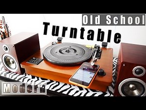 Classic but Modern - Belt Driven Bluetooth Turntable 1byone