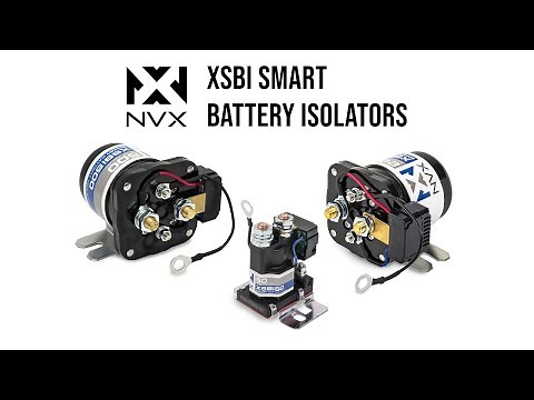 Eliminates Voltage Drop in Multi-Battery Systems with the New NVX Smart Battery Isolators