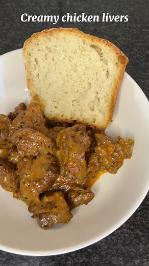 Creamy Chicken Livers Recipe - Delicious and Creamy Homecooked Dish