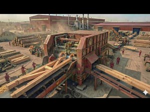 Inside a Modern Solid Wood Factory: From Solid Wood to Timber Frame Components (Full Process)