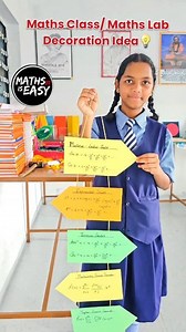 44K views · 279 reactions | Maths Lab/ Maths Class Decoration Idea  #maths #projects #viral #trendingreelsvideo #viralchallenge #shortdrama #easymathstricks #maths #viral | Maths is easy | Facebook
