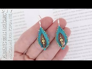 DIY COMO HACER PENDIENTES EN MACRAMÉ | PENDIENTES GOTA EN MACRAMÉ | EARRINGS MACRAME