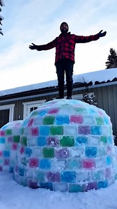 we never knew our dream igloo would be this colorful → https://yt.be/RE6dW | YouTube