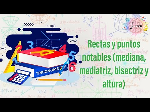 Rectas y puntos notables (mediana, mediatriz, bisectriz y altura)