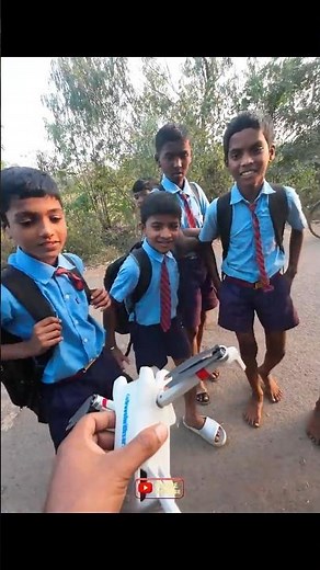 DJI Mini 3 Unboxing and Setup In Village School! बच्चों की खुशी देखिए! ❤️ #drone #dronevideo #drones