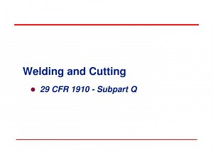 Welding and Cutting - SlideServe