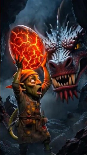 Grog’s Guilty Pleasure - Red Dragon Egg 🐉🍳 #dnd #dragon #fantasy #lordoftherings