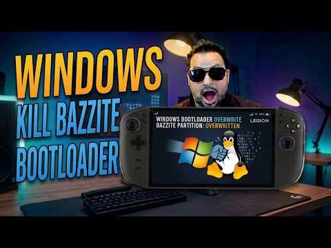 How to fix Bazzite (SteamOS) bootloader beacause Windows broke it?