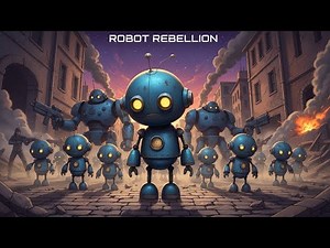 A ROBOT ALIEN CAME TO EARTH 🤖| Short Film | ‪@filmsbyLZB‬