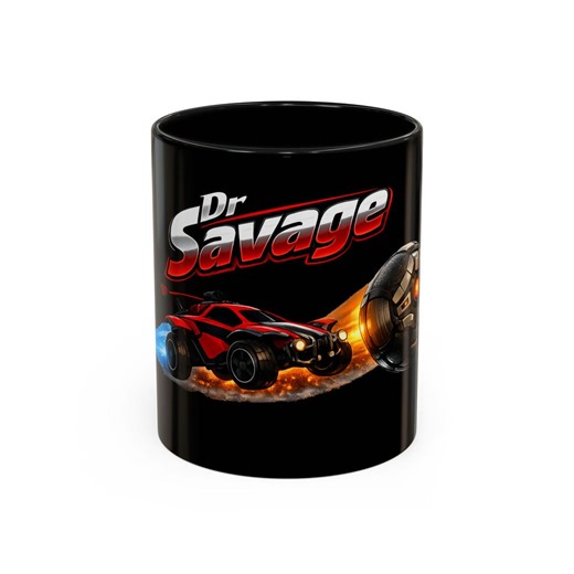 Dr Savage Rocket Car and Exploding Orb Mug | Accent Coffee Mug 11oz/15oz - Etsy UK