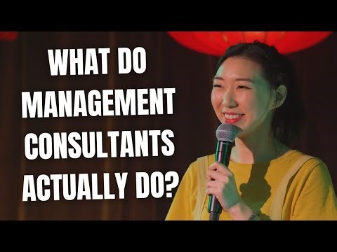 Consultant turned comedian delivers powerpoint about powerpoints | from special Chinese Australian