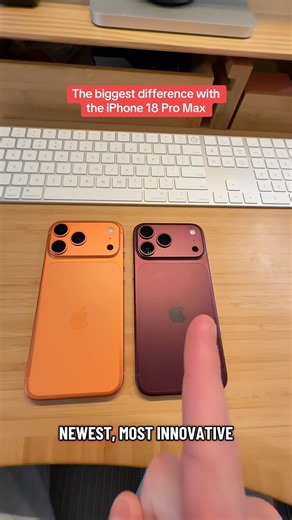 iPhone 18 Pro Max vs. iPhone 17 Pro Max