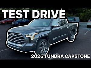 2025 Toyota Tundra Capstone: Review & Test Drive
