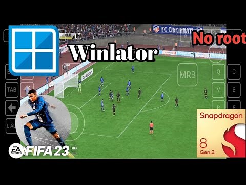 Fifa 23 testing on Winlator | android emulator | Snapdragon 8 gen 2