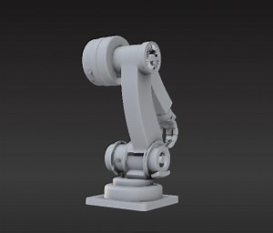 3D Printable Hobbyist Robotic Arm with Gripper