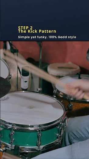 Steve Gadd Funk Groove in 3 Easy Steps #drums #funkdrumming