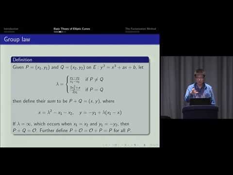 Lenstra's elliptic curve factorization method
