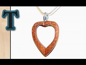 Inside Out Woodturning | Turning a Heart Pendant