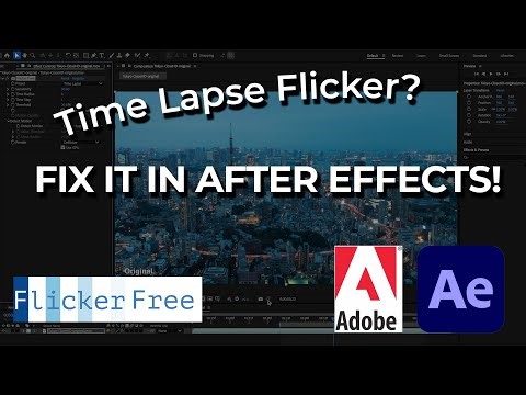 Super Fast Way to Remove Flicker from Time Lapse Videos in After Effects