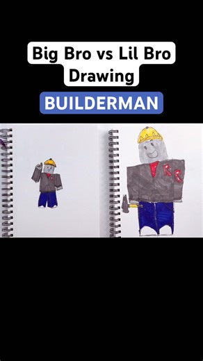 Drawing BUILDERMAN from FORSAKEN!✍️ #forsaken #robloxdrawing #robloxart #roblox