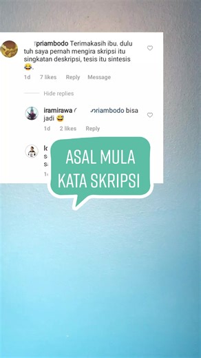 Origin of the Word Skripsi Explained