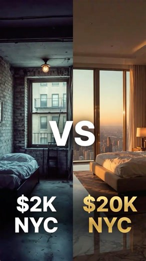$2K vs $20K Apartment in New York – Which One Would You Choose?