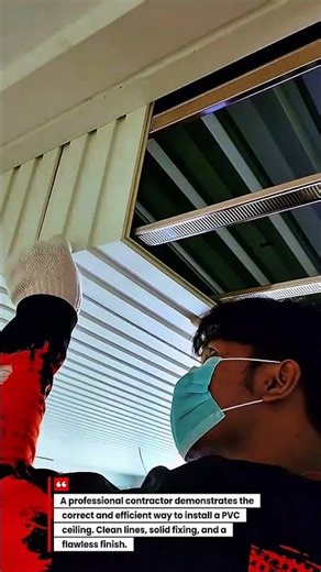 Pro Installer Shows How to Install PVC Ceiling the Right Way