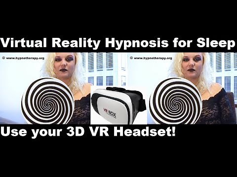 Warning: This VR 3D Hypnosis video will make anyone sleep very quickly. Insomnia Cure ASMR