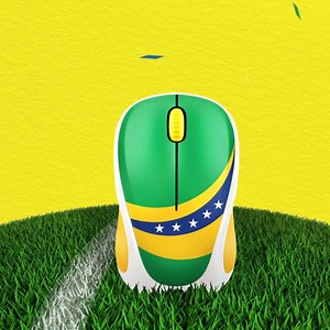 10K views · 195 reactions | Kick your desk game up a notch. ⚽ Show support for Team Brazil with a Fan Collection wireless mouse ️. For more info, visit https://www.logitech.com/en-my/product/m238-mouse-fan-collection #Logitech #238 #football #mice #tech #office #⚽ | Logitech | Facebook