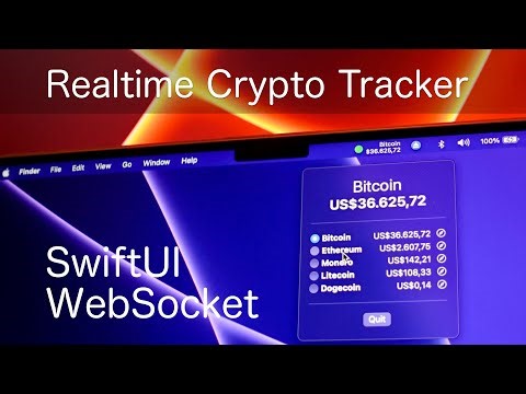 Build a macOS Menu Bar Realtime Crypto Tracker with SwiftUI & WebSocket