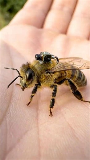 Honeybee Inside a Secret Hive World | Micro Camera POV🐝 #Wildlife