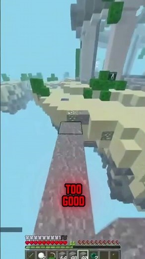 New MCPE Client in Skywars… 👀 #minecraft #shorts