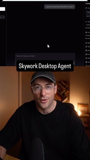 Adam Stewart on Instagram: "I think I finally found the safest way to run an AI agent on my computer. Most agents want full access to your files. That is a hard no. Skywork Desktop runs inside an isolated virtual machine, confirms actions before doing anything, and keeps your original files protected. I dropped in a chaos folder of receipts, screenshots, and notes. It organised everything, pulled the data, built a clean report with sources, then turned the same work into a slide deck with zero r