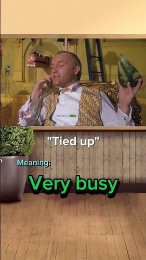 Tied up meaning 🇬🇧 #idioms #phrases #english #vocabulary #learnenglish #englishlesson