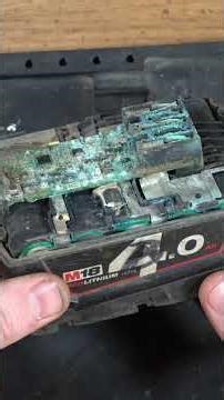 Milwaukee M18 Battery Fault Finding - Dead! #milwaukee #diy #powertools #repair #fyp