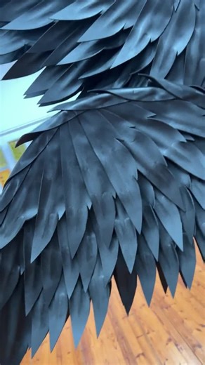 Black Angel Large Wings Costume: Halloween Cosplay, Photoshoot Outfit - Etsy